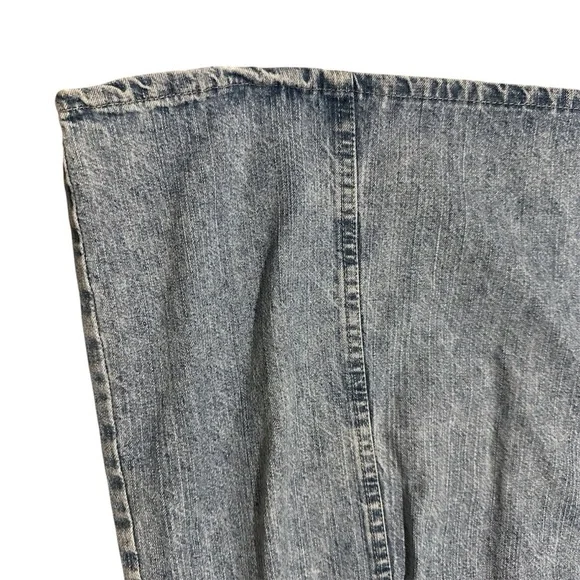 Vintage St. John’s Bay 90’s Denim Button-Front Skirt High Rise Light Wash SZ 27” - Picture 8 of 9